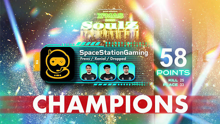 SoulZ シーズン4 栄えある優勝チームはSpaceStationGaming